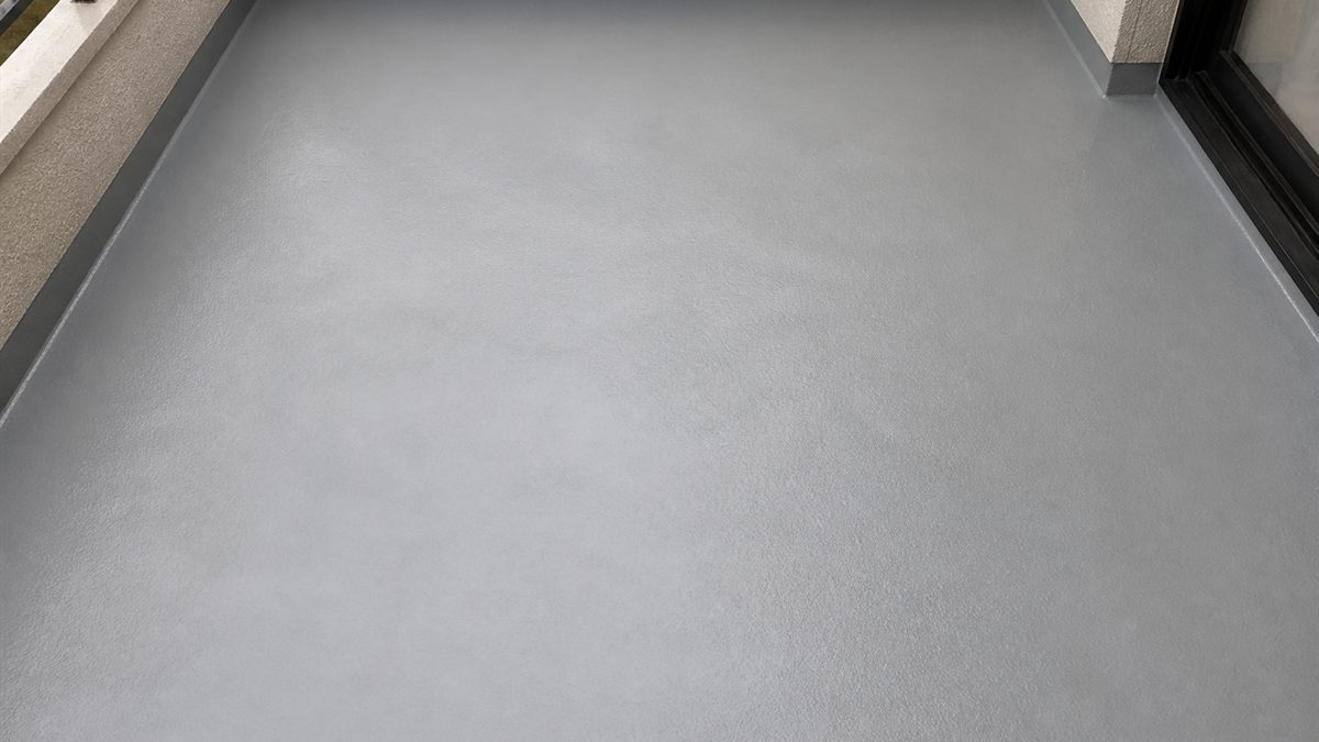 バルコニーの床面