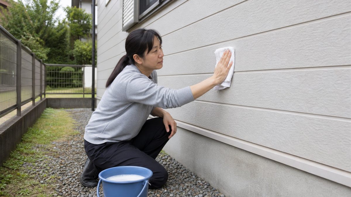 柔らかい布での水洗い