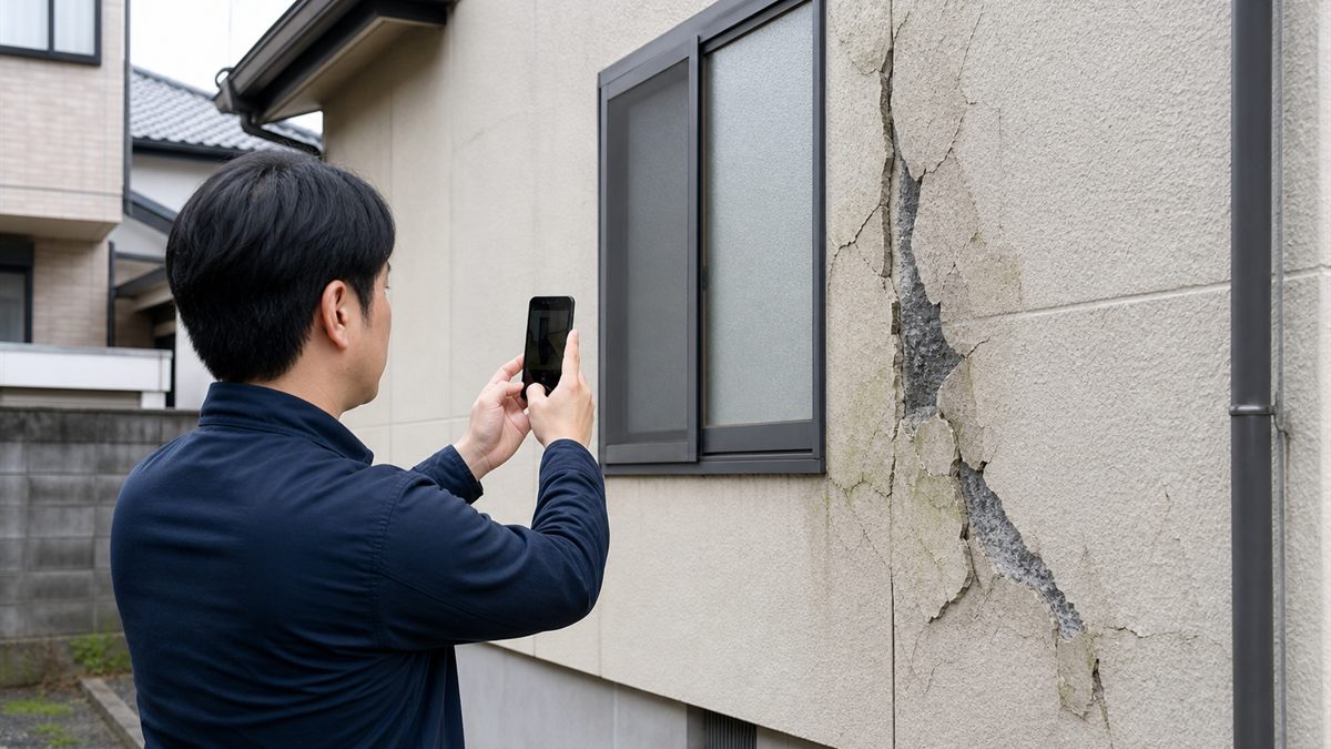 被害を記録する撮影