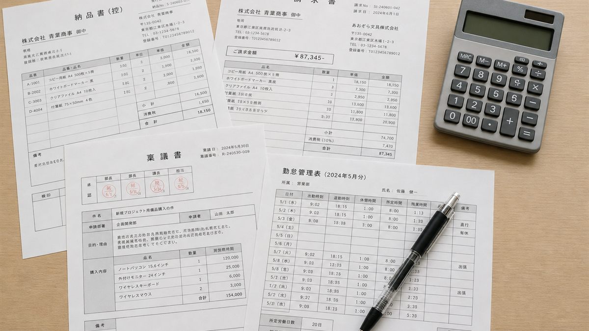 確定申告の書類