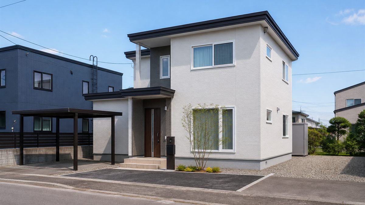 築年数の浅い住宅の外観
