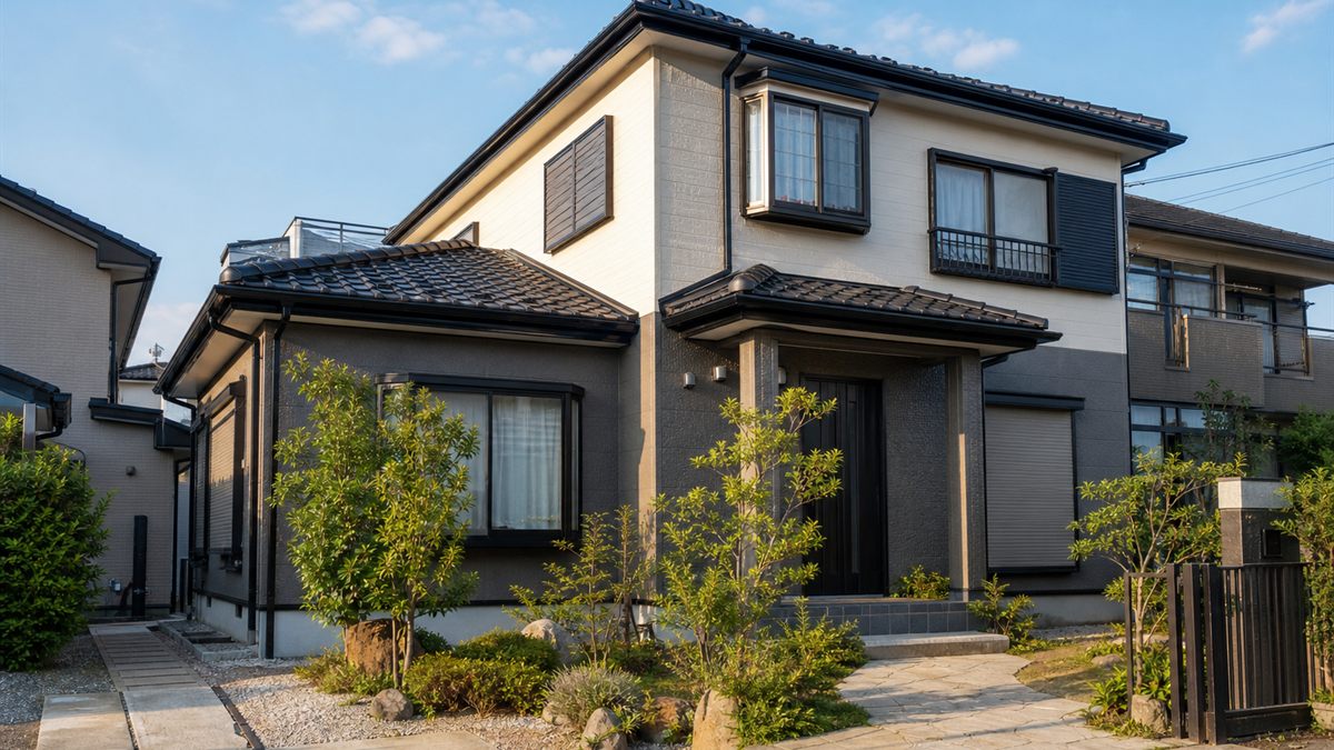塗り替えが終わった住宅
