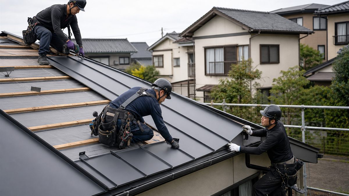 屋根の葺き替え工事